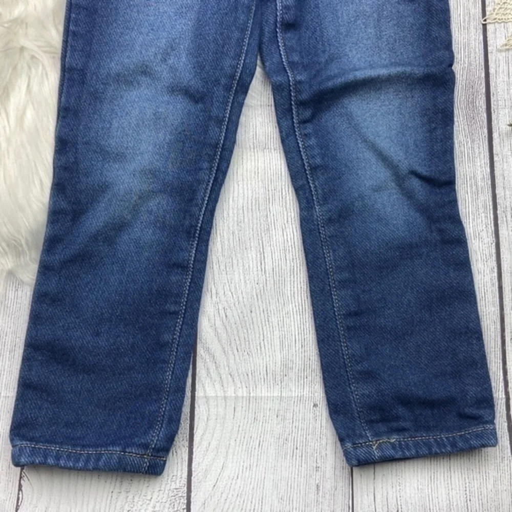 Cherokee Girls Pants Size 5 Super Skinny Crop Soft Comfy Faux Denim Pants